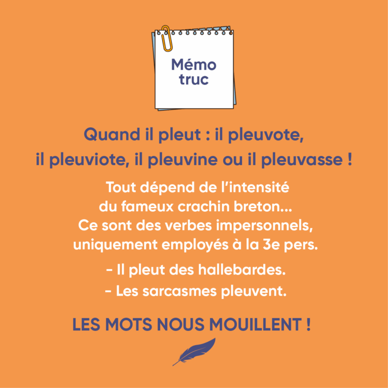 Il pleut ?